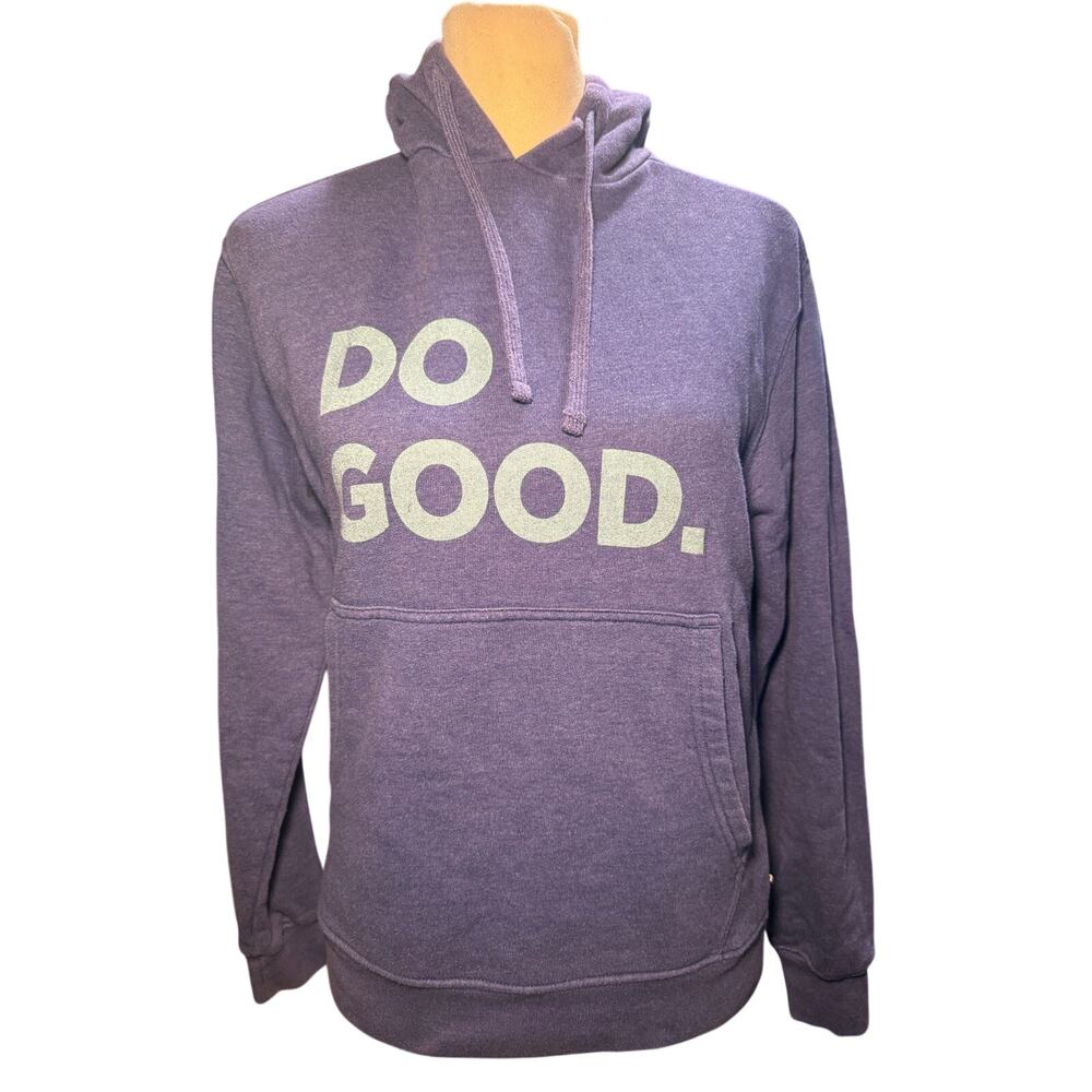 Cotopaxi DO GOOD Organic Cotton Purple Fleece Lined Hoodie Sweatshirt, Small